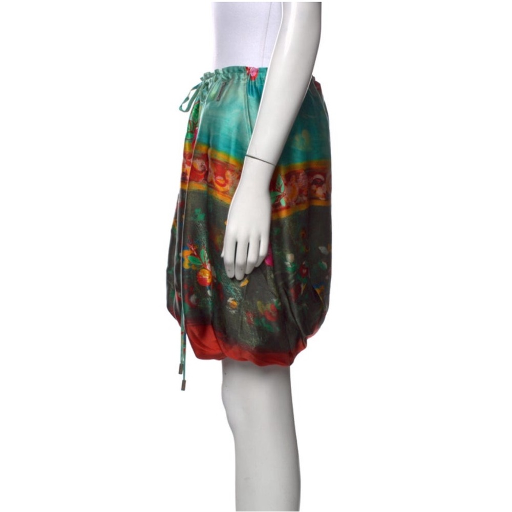 John Galliano Multicolor Floral Mini Skirt - Picture 2 of 3